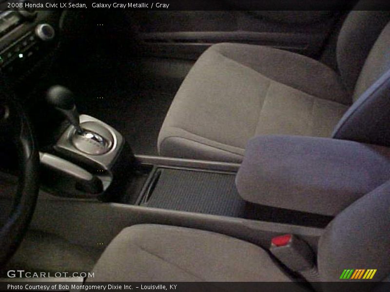 Galaxy Gray Metallic / Gray 2008 Honda Civic LX Sedan