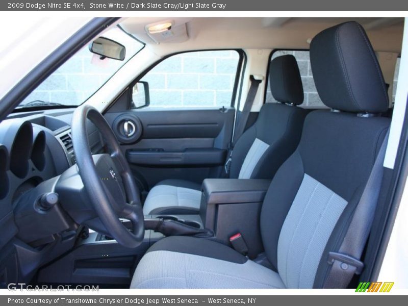 Stone White / Dark Slate Gray/Light Slate Gray 2009 Dodge Nitro SE 4x4