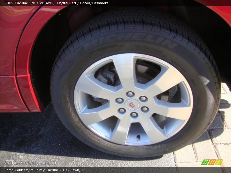 Crystal Red / Cocoa/Cashmere 2009 Cadillac SRX 4 V6 AWD
