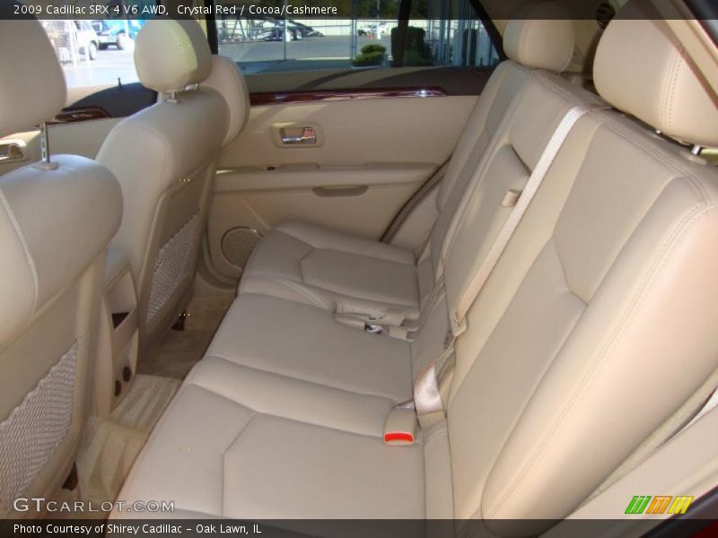 Crystal Red / Cocoa/Cashmere 2009 Cadillac SRX 4 V6 AWD