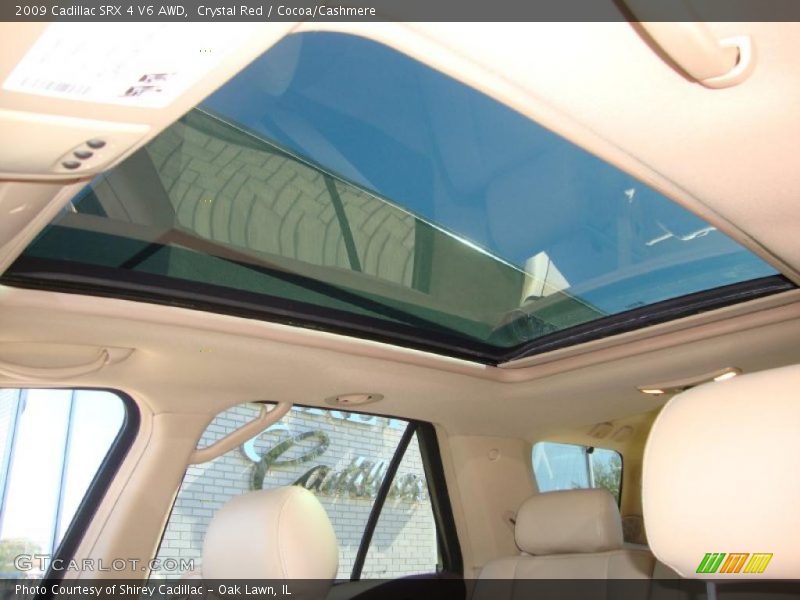 Crystal Red / Cocoa/Cashmere 2009 Cadillac SRX 4 V6 AWD