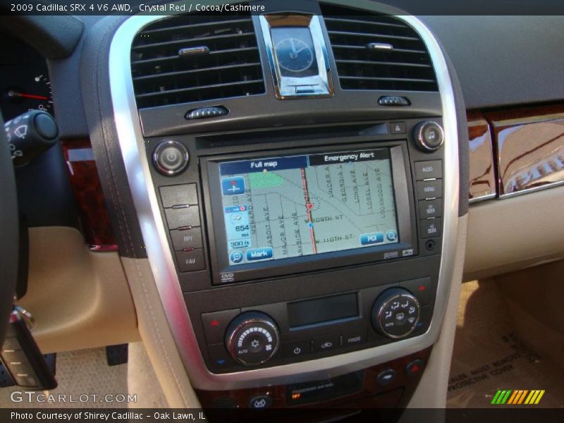 Crystal Red / Cocoa/Cashmere 2009 Cadillac SRX 4 V6 AWD