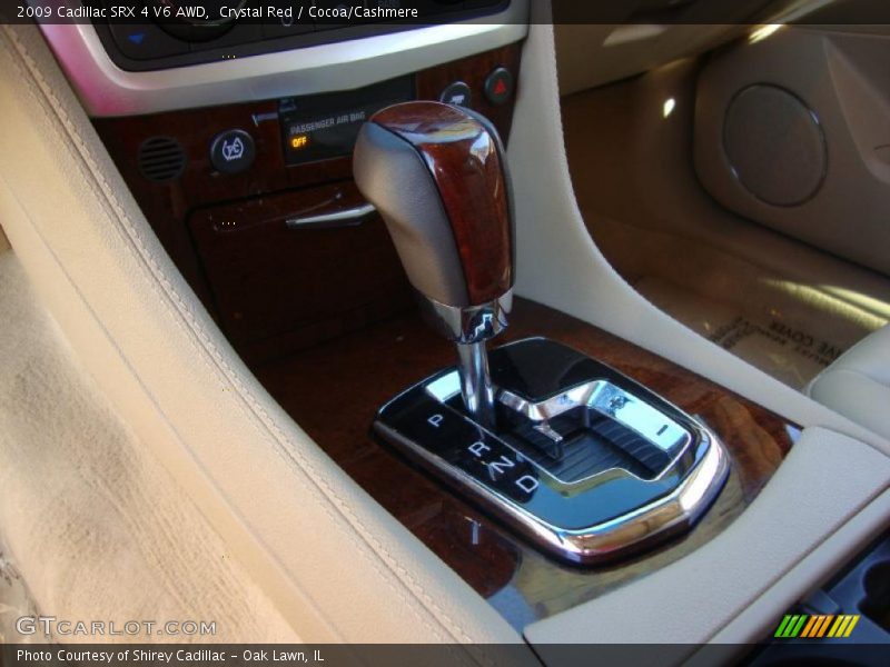 Crystal Red / Cocoa/Cashmere 2009 Cadillac SRX 4 V6 AWD