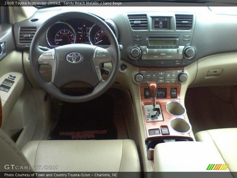 Sandy Beach Metallic / Sand Beige 2008 Toyota Highlander Limited