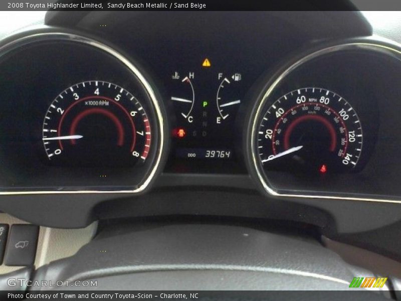 Sandy Beach Metallic / Sand Beige 2008 Toyota Highlander Limited
