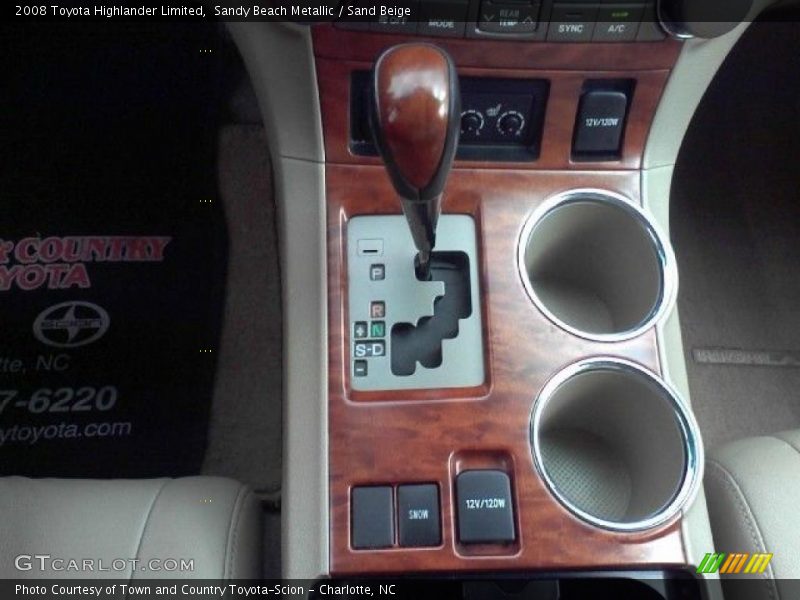 Sandy Beach Metallic / Sand Beige 2008 Toyota Highlander Limited