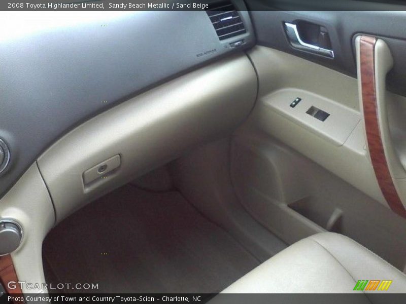 Sandy Beach Metallic / Sand Beige 2008 Toyota Highlander Limited
