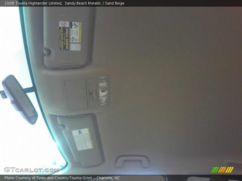 Sandy Beach Metallic / Sand Beige 2008 Toyota Highlander Limited