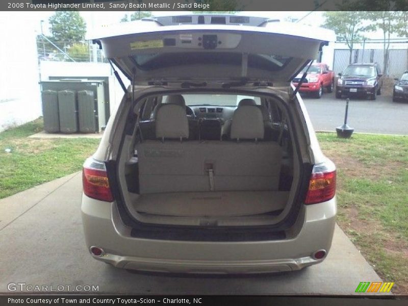 Sandy Beach Metallic / Sand Beige 2008 Toyota Highlander Limited