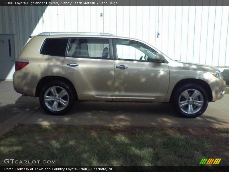 Sandy Beach Metallic / Sand Beige 2008 Toyota Highlander Limited
