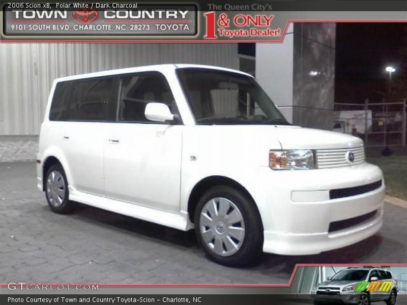 Polar White / Dark Charcoal 2006 Scion xB