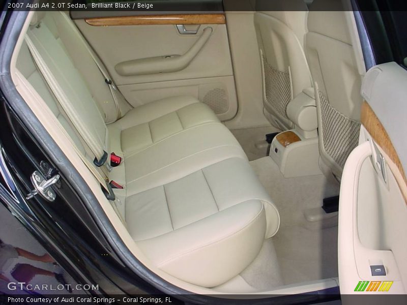 Brilliant Black / Beige 2007 Audi A4 2.0T Sedan