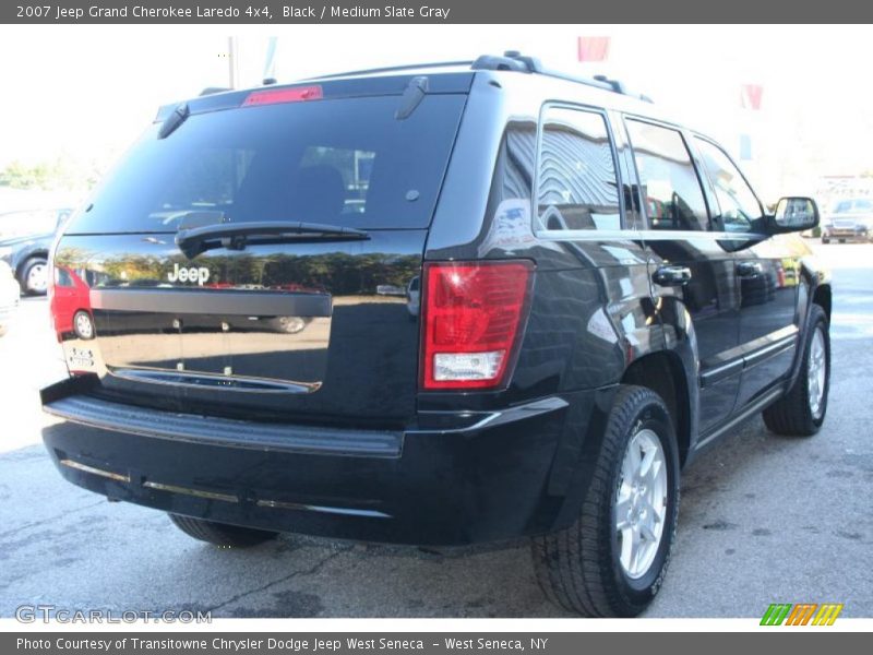Black / Medium Slate Gray 2007 Jeep Grand Cherokee Laredo 4x4