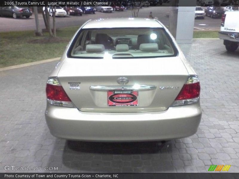 Lunar Mist Metallic / Dark Charcoal 2006 Toyota Camry LE