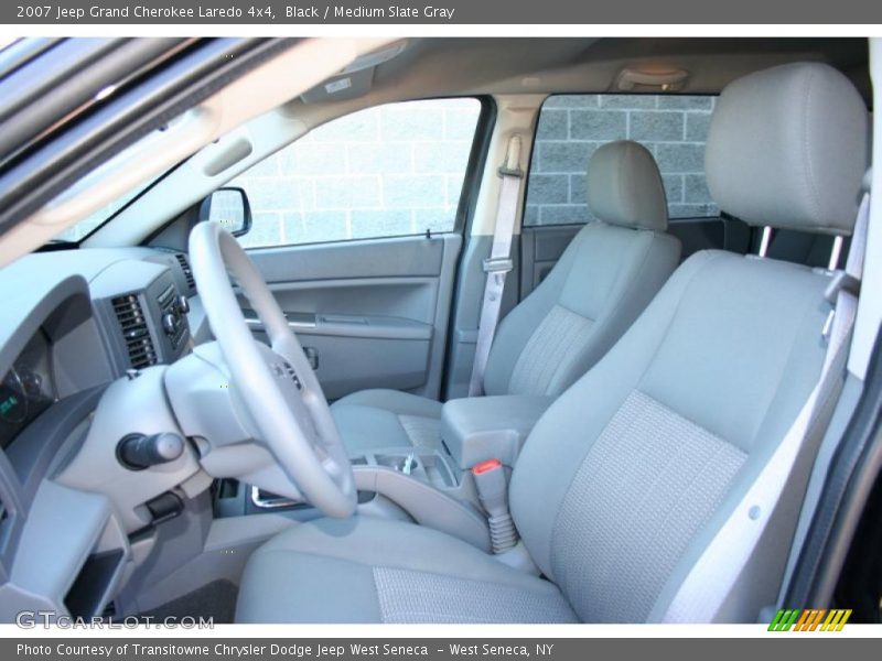 Black / Medium Slate Gray 2007 Jeep Grand Cherokee Laredo 4x4