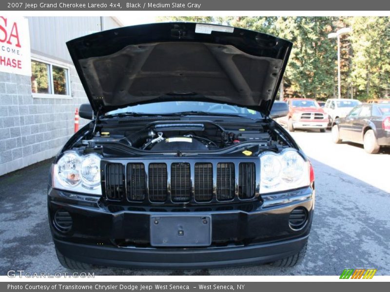 Black / Medium Slate Gray 2007 Jeep Grand Cherokee Laredo 4x4
