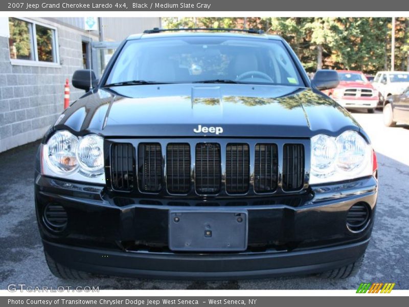 Black / Medium Slate Gray 2007 Jeep Grand Cherokee Laredo 4x4