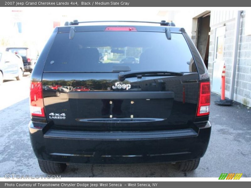 Black / Medium Slate Gray 2007 Jeep Grand Cherokee Laredo 4x4