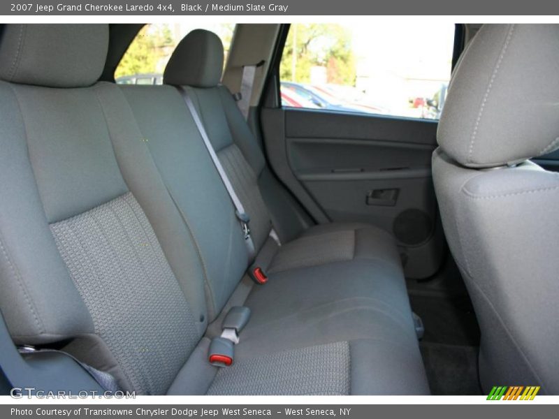 Black / Medium Slate Gray 2007 Jeep Grand Cherokee Laredo 4x4