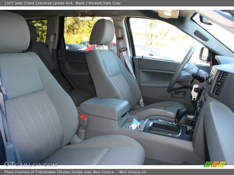 Black / Medium Slate Gray 2007 Jeep Grand Cherokee Laredo 4x4