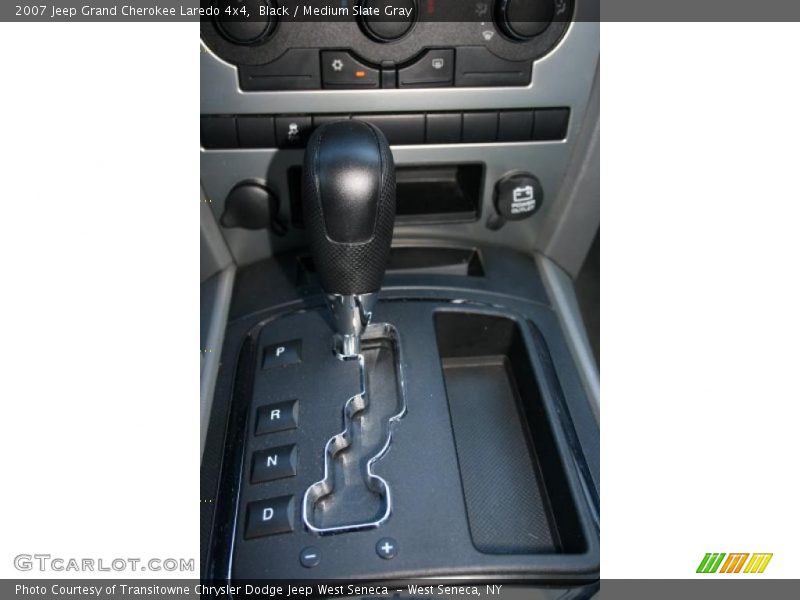 Black / Medium Slate Gray 2007 Jeep Grand Cherokee Laredo 4x4