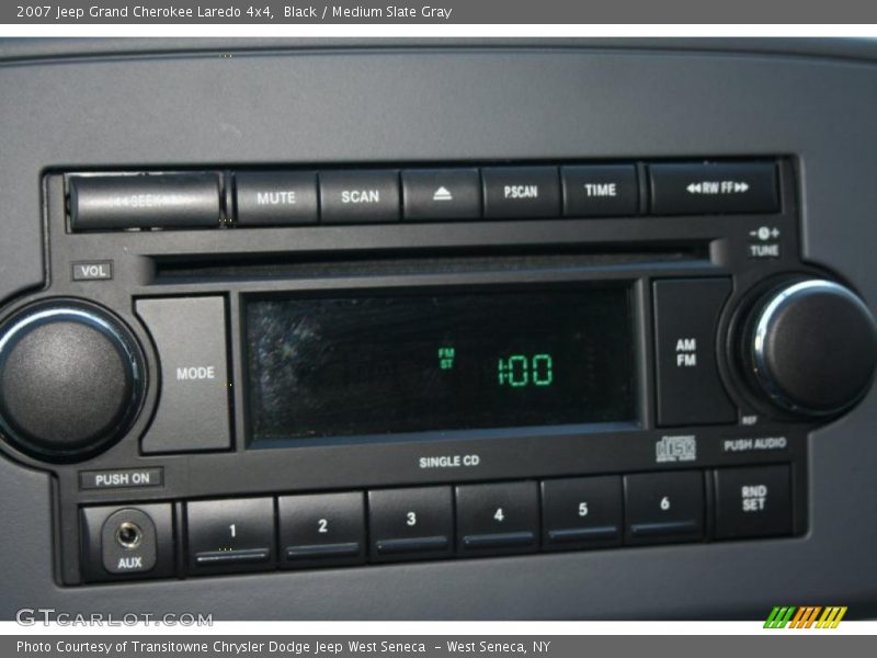 Black / Medium Slate Gray 2007 Jeep Grand Cherokee Laredo 4x4