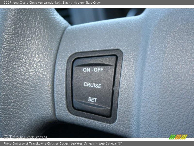 Black / Medium Slate Gray 2007 Jeep Grand Cherokee Laredo 4x4