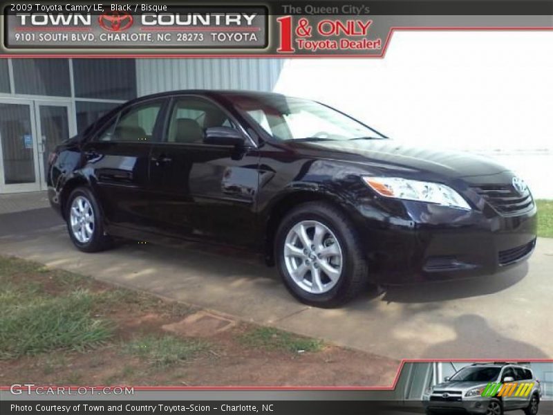 Black / Bisque 2009 Toyota Camry LE