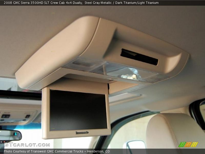 Steel Gray Metallic / Dark Titanium/Light Titanium 2008 GMC Sierra 3500HD SLT Crew Cab 4x4 Dually