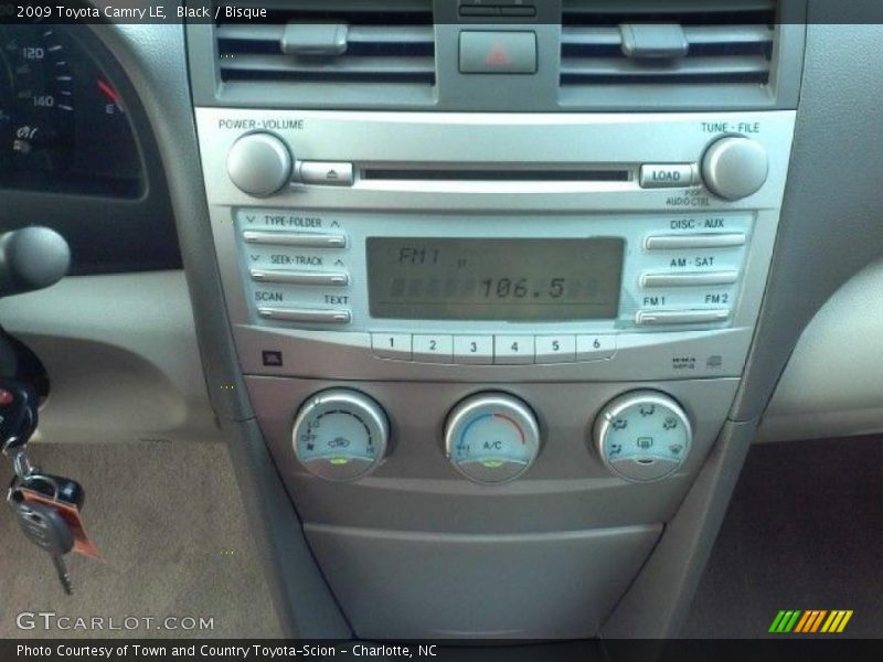 Black / Bisque 2009 Toyota Camry LE