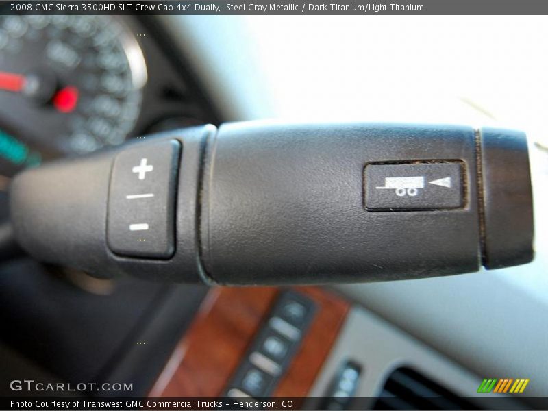 Steel Gray Metallic / Dark Titanium/Light Titanium 2008 GMC Sierra 3500HD SLT Crew Cab 4x4 Dually