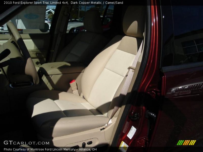Dark Copper Metallic / Camel/Sand 2010 Ford Explorer Sport Trac Limited 4x4
