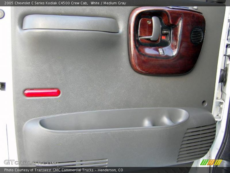 White / Medium Gray 2005 Chevrolet C Series Kodiak C4500 Crew Cab