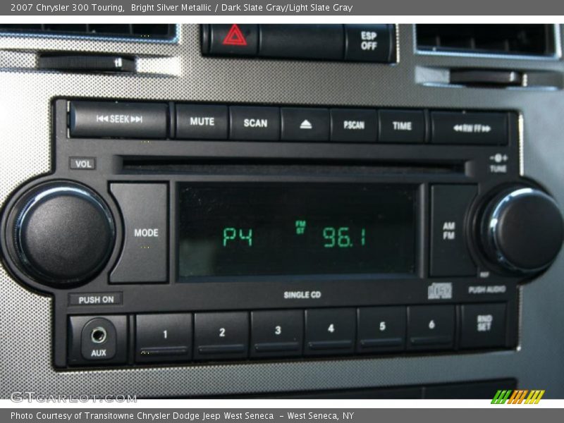 Bright Silver Metallic / Dark Slate Gray/Light Slate Gray 2007 Chrysler 300 Touring