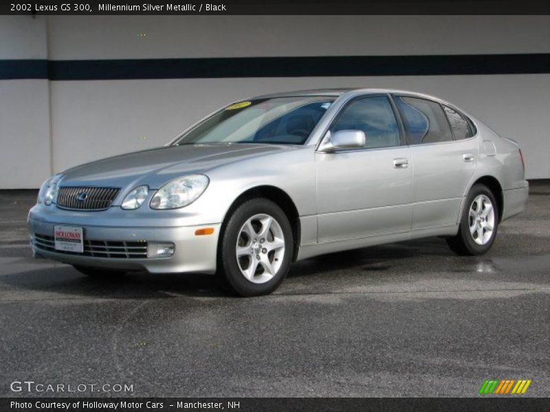 Millennium Silver Metallic / Black 2002 Lexus GS 300