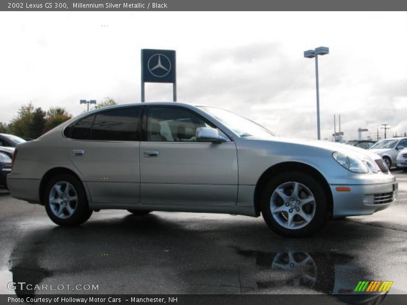 Millennium Silver Metallic / Black 2002 Lexus GS 300