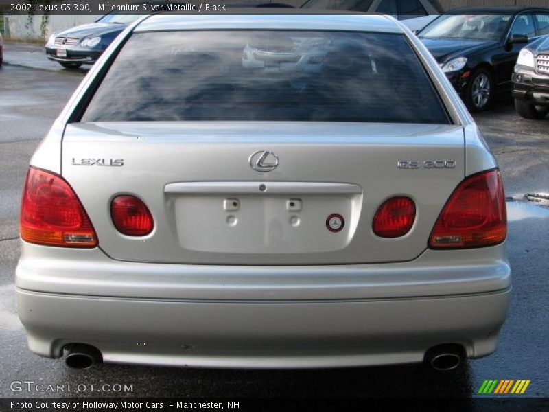 Millennium Silver Metallic / Black 2002 Lexus GS 300