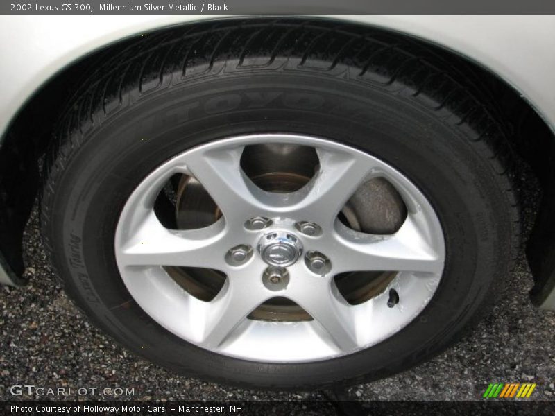 Millennium Silver Metallic / Black 2002 Lexus GS 300
