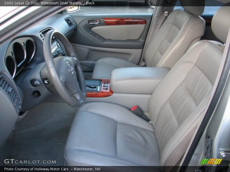 Millennium Silver Metallic / Black 2002 Lexus GS 300
