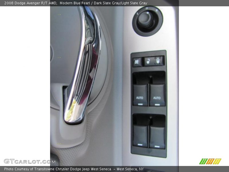 Modern Blue Pearl / Dark Slate Gray/Light Slate Gray 2008 Dodge Avenger R/T AWD
