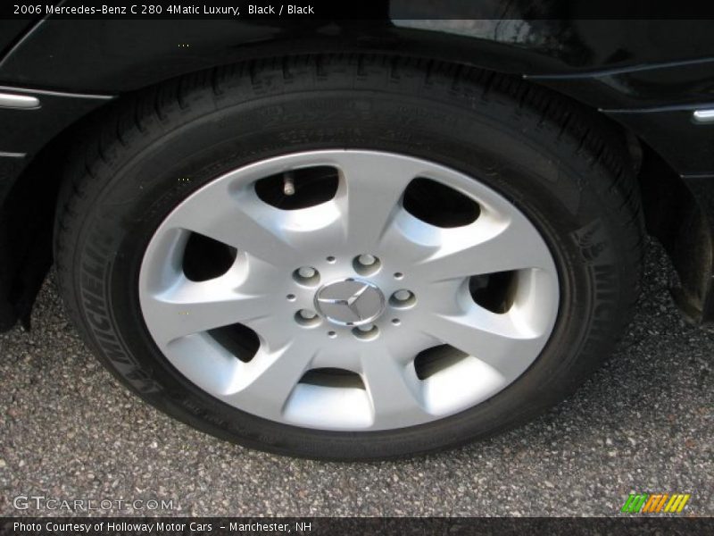 Black / Black 2006 Mercedes-Benz C 280 4Matic Luxury