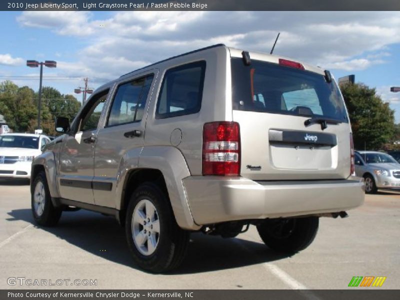 Light Graystone Pearl / Pastel Pebble Beige 2010 Jeep Liberty Sport