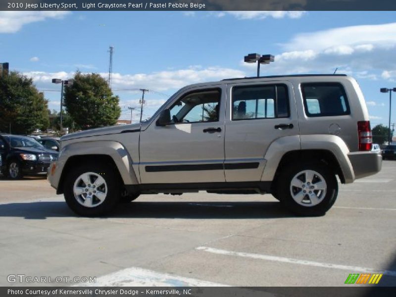 Light Graystone Pearl / Pastel Pebble Beige 2010 Jeep Liberty Sport