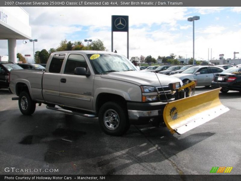 Silver Birch Metallic / Dark Titanium 2007 Chevrolet Silverado 2500HD Classic LT Extended Cab 4x4