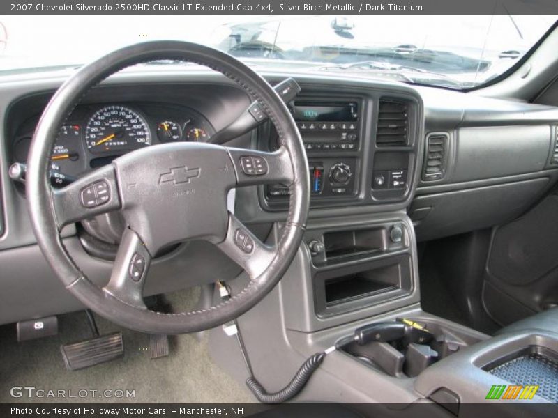 Silver Birch Metallic / Dark Titanium 2007 Chevrolet Silverado 2500HD Classic LT Extended Cab 4x4