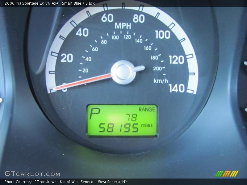 Smart Blue / Black 2006 Kia Sportage EX V6 4x4