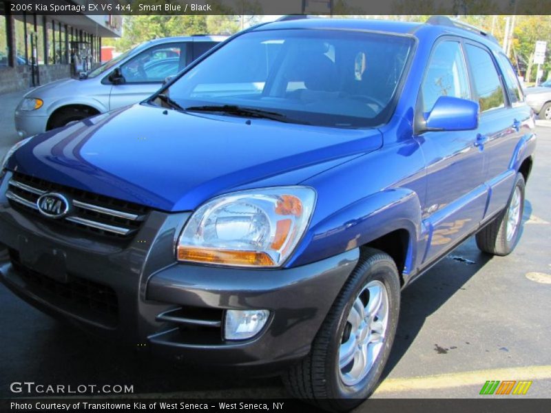 Smart Blue / Black 2006 Kia Sportage EX V6 4x4