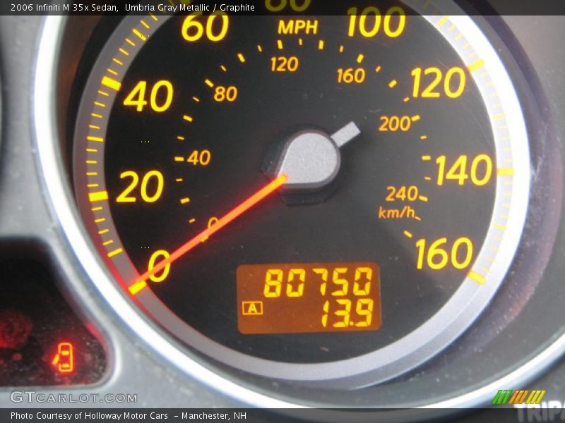 Umbria Gray Metallic / Graphite 2006 Infiniti M 35x Sedan