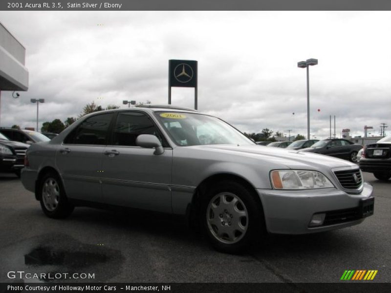 Satin Silver / Ebony 2001 Acura RL 3.5