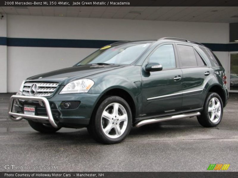 Jade Green Metallic / Macadamia 2008 Mercedes-Benz ML 350 4Matic